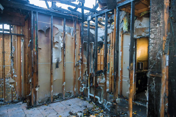 Professional Fire Damage Repair technician working in Kensett, AR